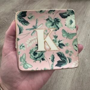 Anthropologie Cream Trinket Dish